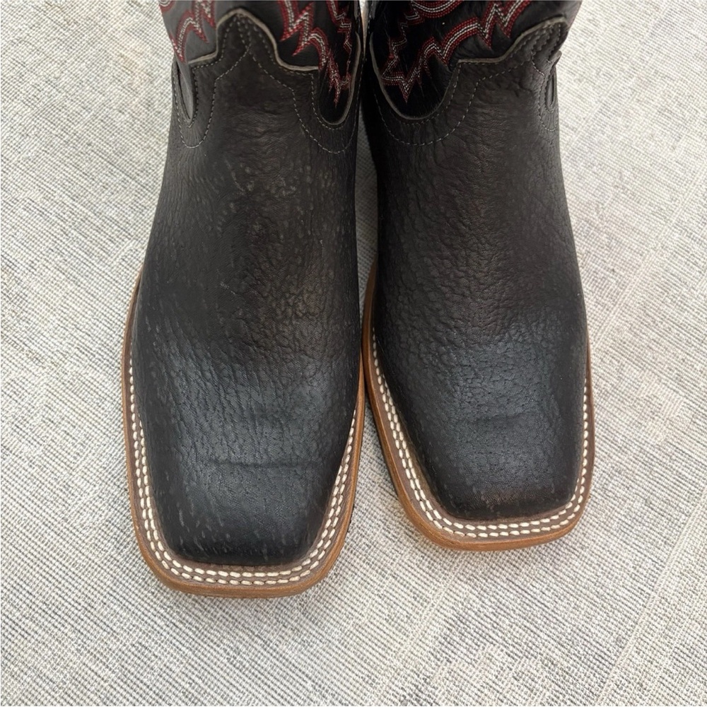 Logan Boot Company Wichita Kansas Western Leather Cowboy Boots Men’s Size 8.5 C - Picture 4 of 12